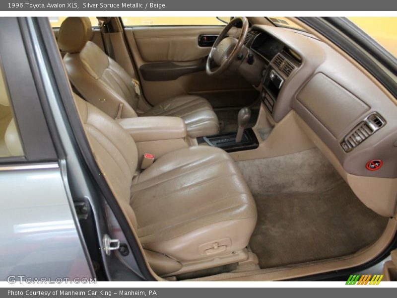 Silver Spruce Metallic / Beige 1996 Toyota Avalon XLS