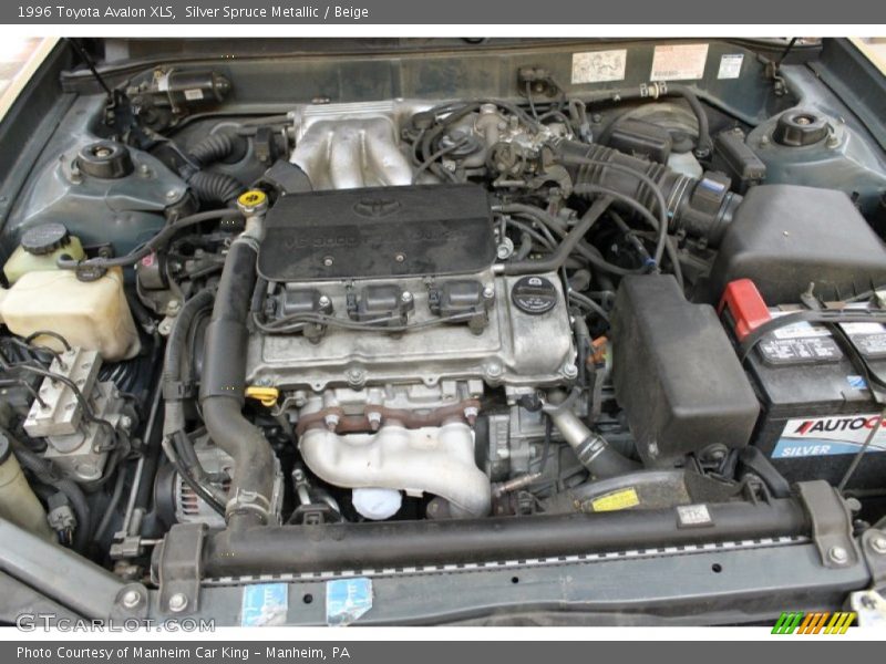 Silver Spruce Metallic / Beige 1996 Toyota Avalon XLS