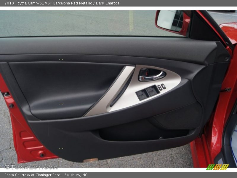 Barcelona Red Metallic / Dark Charcoal 2010 Toyota Camry SE V6