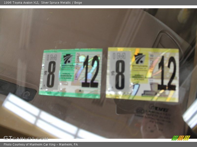 Silver Spruce Metallic / Beige 1996 Toyota Avalon XLS