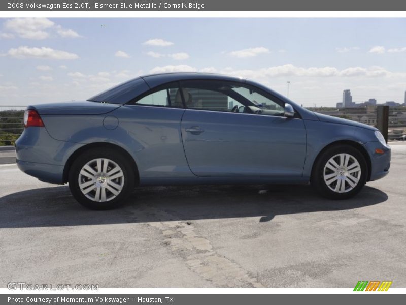 Eismeer Blue Metallic / Cornsilk Beige 2008 Volkswagen Eos 2.0T