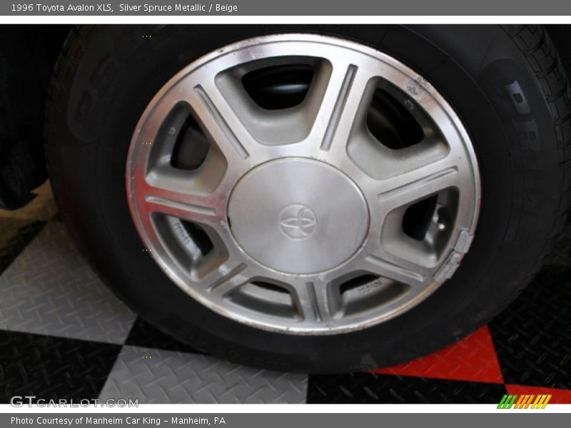 Silver Spruce Metallic / Beige 1996 Toyota Avalon XLS