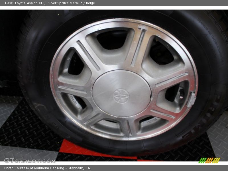 Silver Spruce Metallic / Beige 1996 Toyota Avalon XLS