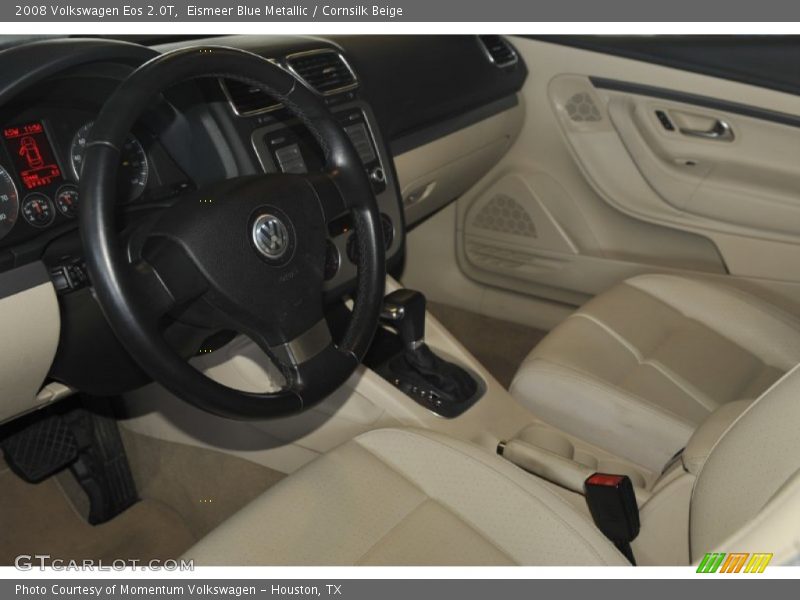 Eismeer Blue Metallic / Cornsilk Beige 2008 Volkswagen Eos 2.0T