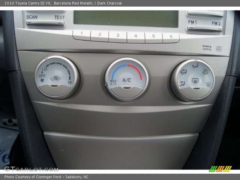 Barcelona Red Metallic / Dark Charcoal 2010 Toyota Camry SE V6