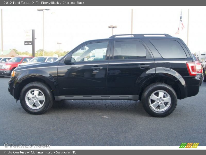 Ebony Black / Charcoal Black 2012 Ford Escape XLT