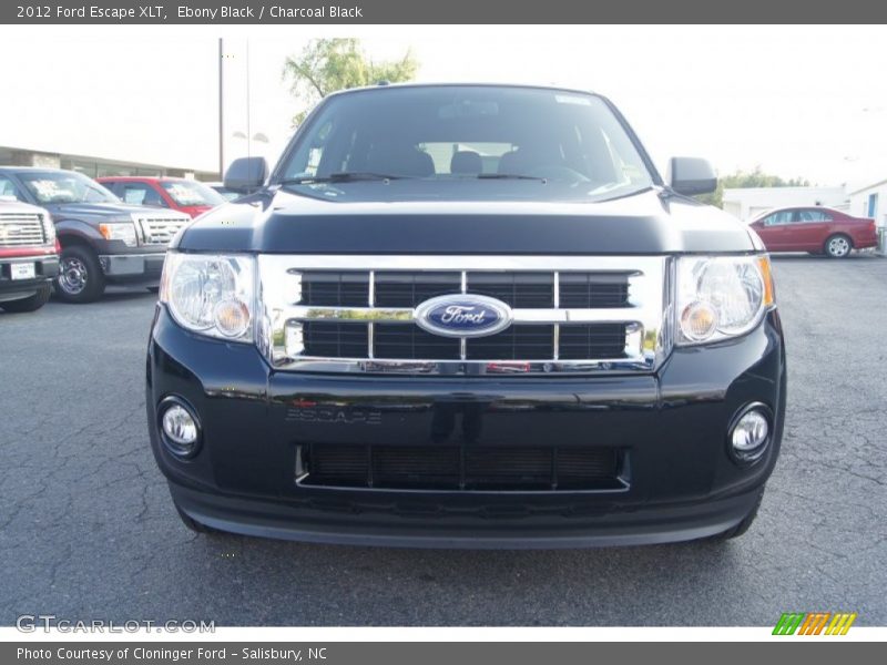 Ebony Black / Charcoal Black 2012 Ford Escape XLT