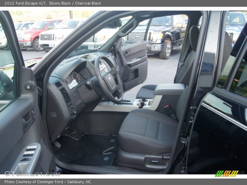Ebony Black / Charcoal Black 2012 Ford Escape XLT