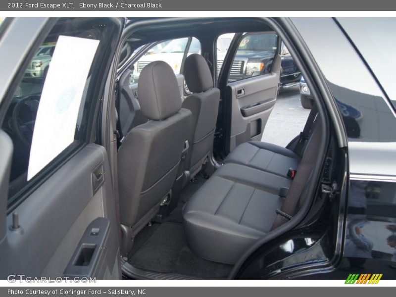 Ebony Black / Charcoal Black 2012 Ford Escape XLT
