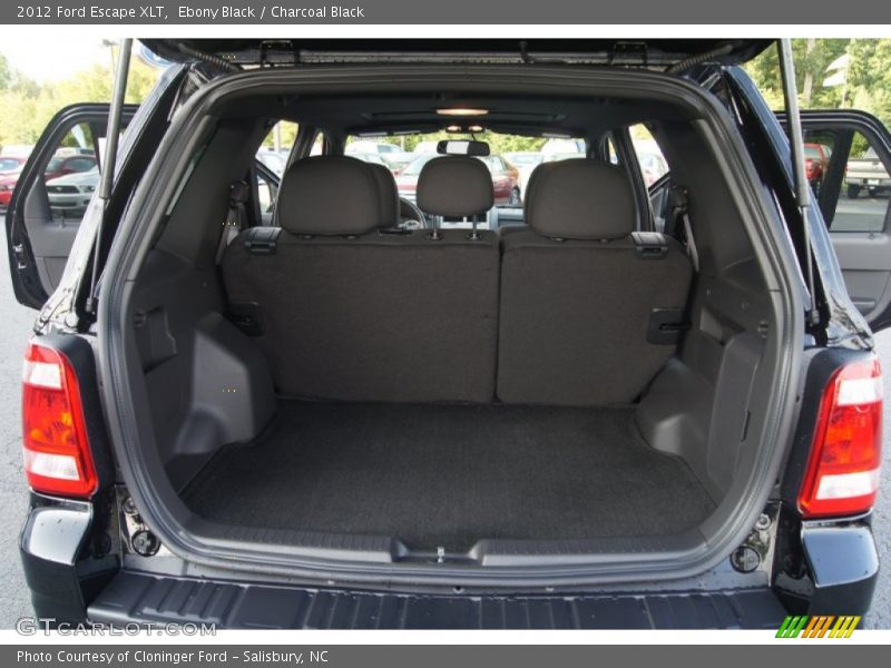 Ebony Black / Charcoal Black 2012 Ford Escape XLT