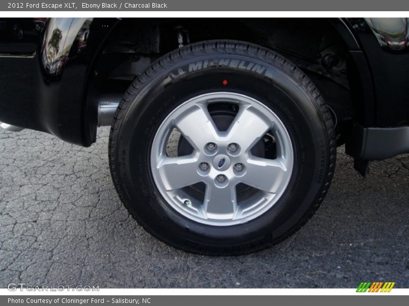 Ebony Black / Charcoal Black 2012 Ford Escape XLT