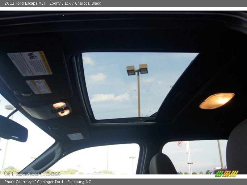 Ebony Black / Charcoal Black 2012 Ford Escape XLT