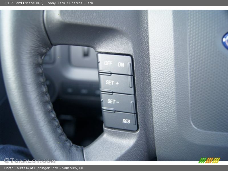 Ebony Black / Charcoal Black 2012 Ford Escape XLT