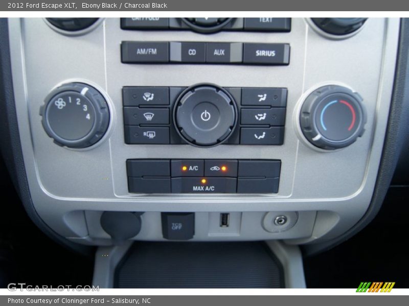 Ebony Black / Charcoal Black 2012 Ford Escape XLT