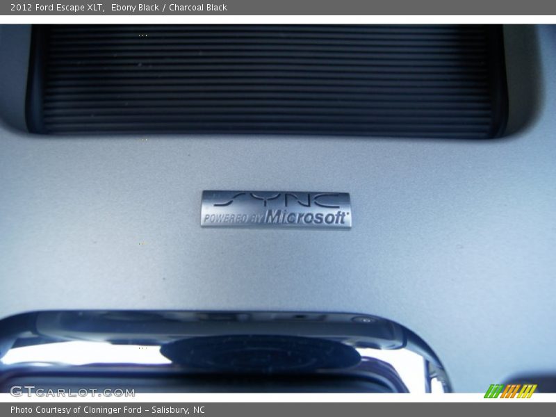 Ebony Black / Charcoal Black 2012 Ford Escape XLT