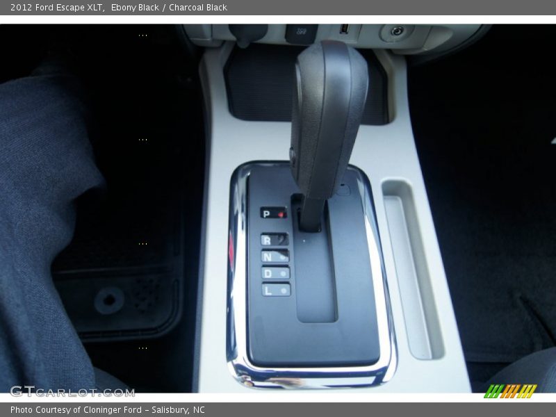 Ebony Black / Charcoal Black 2012 Ford Escape XLT
