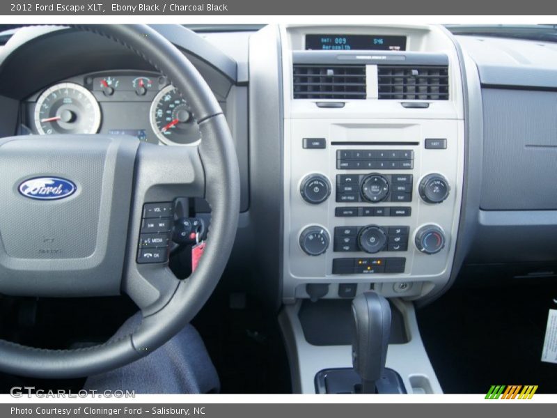 Ebony Black / Charcoal Black 2012 Ford Escape XLT
