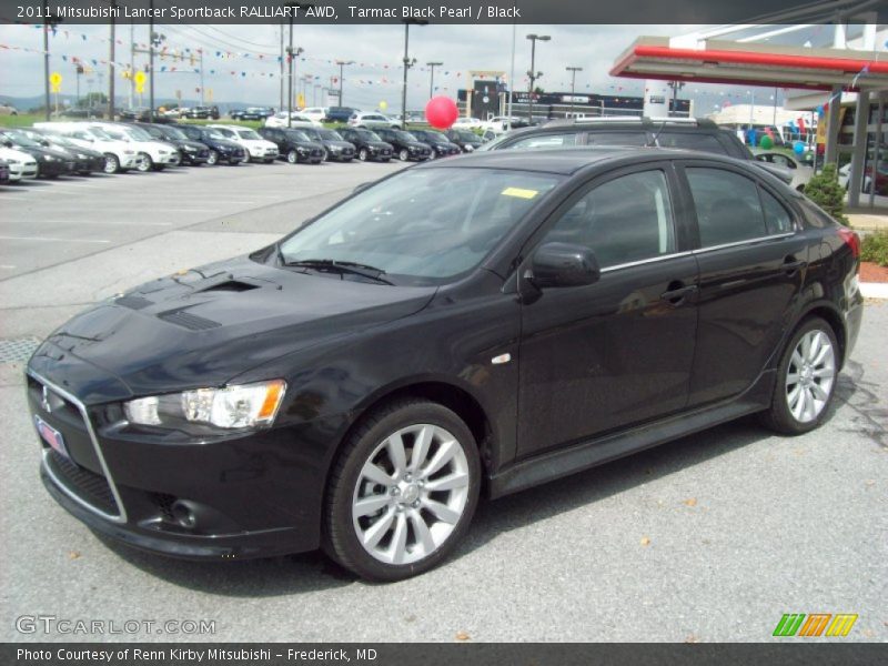 Front 3/4 View of 2011 Lancer Sportback RALLIART AWD