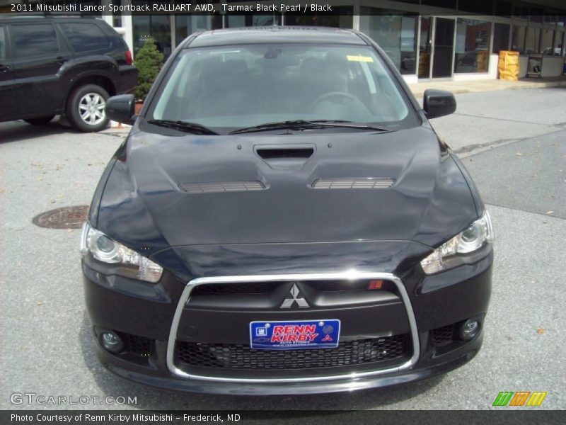 Tarmac Black Pearl / Black 2011 Mitsubishi Lancer Sportback RALLIART AWD