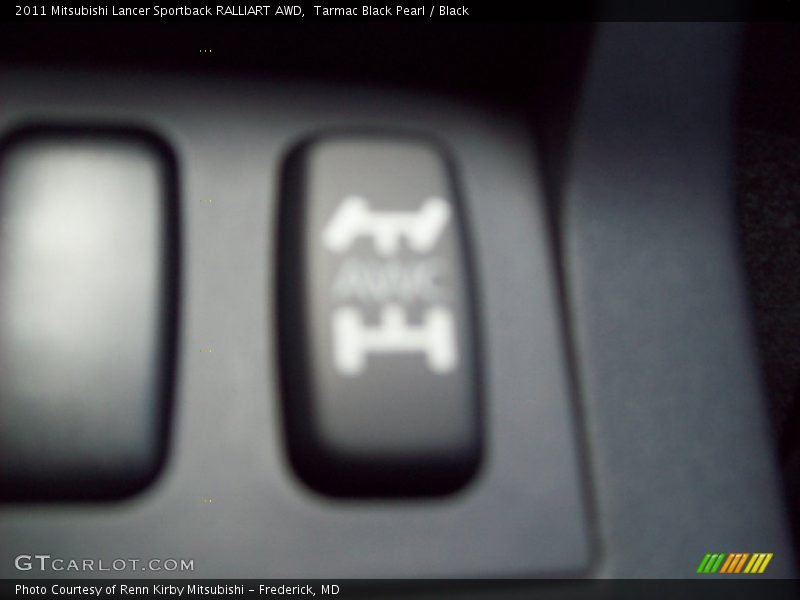 Tarmac Black Pearl / Black 2011 Mitsubishi Lancer Sportback RALLIART AWD