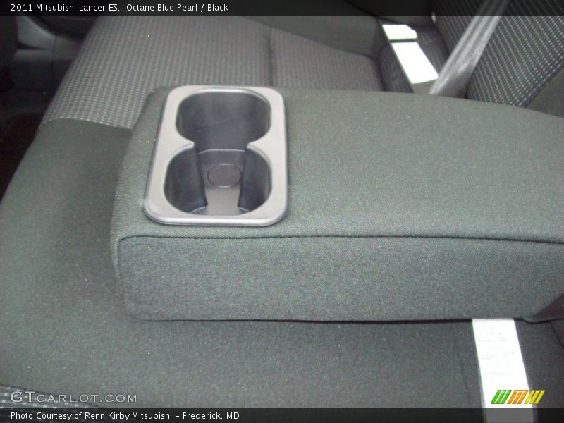 Octane Blue Pearl / Black 2011 Mitsubishi Lancer ES