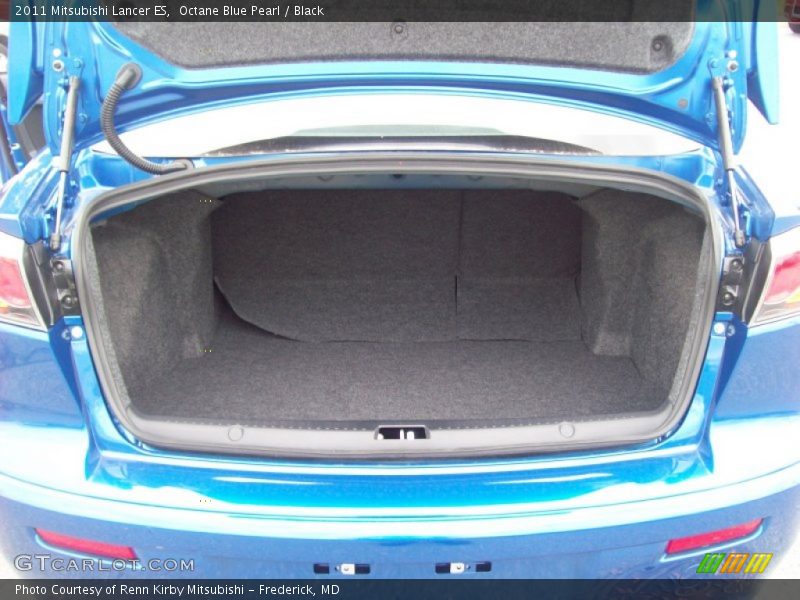 Octane Blue Pearl / Black 2011 Mitsubishi Lancer ES
