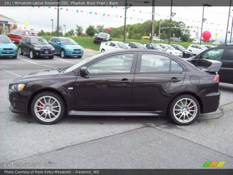  2011 Lancer Evolution GSR Phantom Black Pearl