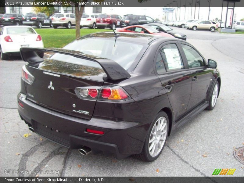  2011 Lancer Evolution GSR Phantom Black Pearl
