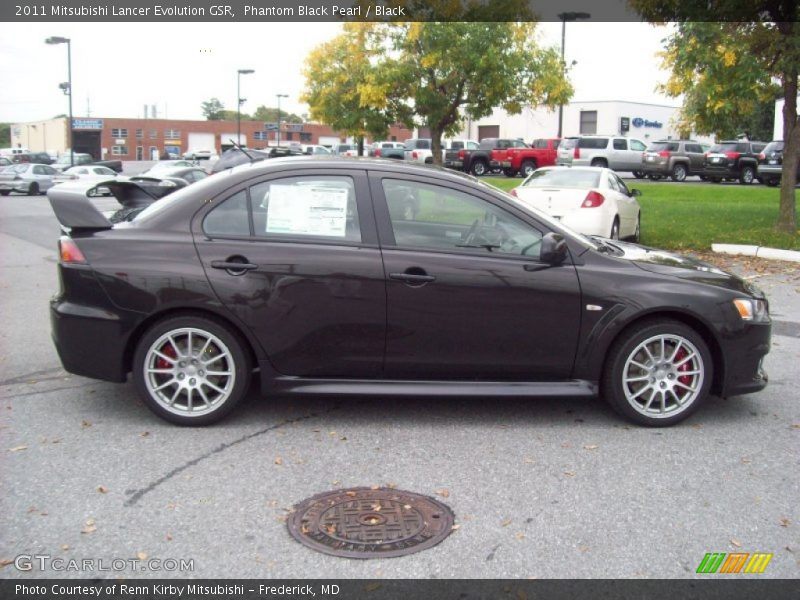  2011 Lancer Evolution GSR Phantom Black Pearl