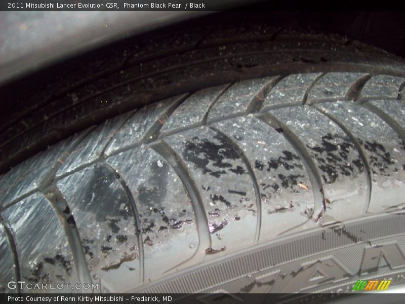 Phantom Black Pearl / Black 2011 Mitsubishi Lancer Evolution GSR