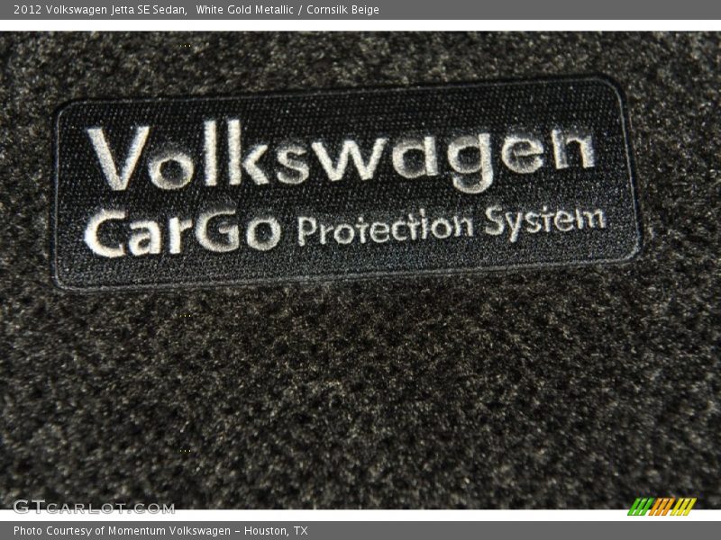 White Gold Metallic / Cornsilk Beige 2012 Volkswagen Jetta SE Sedan
