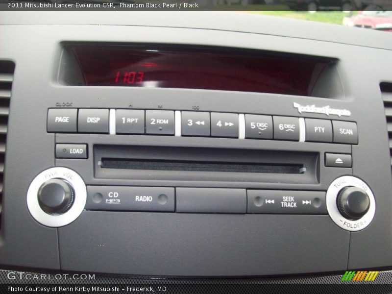 Audio System of 2011 Lancer Evolution GSR