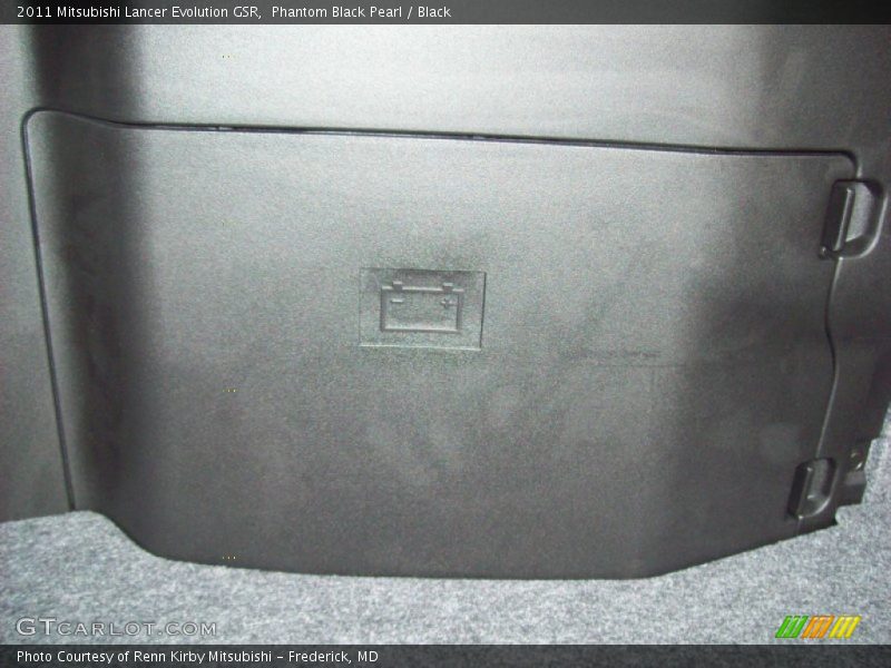 Phantom Black Pearl / Black 2011 Mitsubishi Lancer Evolution GSR