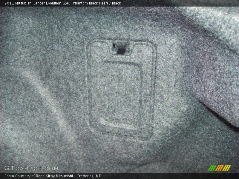 Phantom Black Pearl / Black 2011 Mitsubishi Lancer Evolution GSR