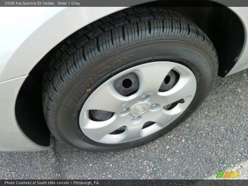 Silver / Gray 2008 Kia Spectra EX Sedan