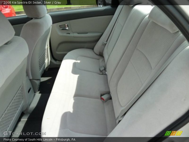 Silver / Gray 2008 Kia Spectra EX Sedan