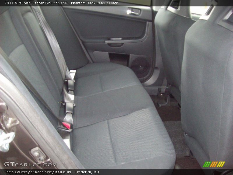 2011 Lancer Evolution GSR Black Interior
