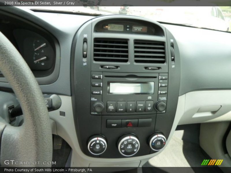 Silver / Gray 2008 Kia Spectra EX Sedan