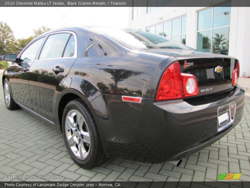Black Granite Metallic / Titanium 2010 Chevrolet Malibu LT Sedan