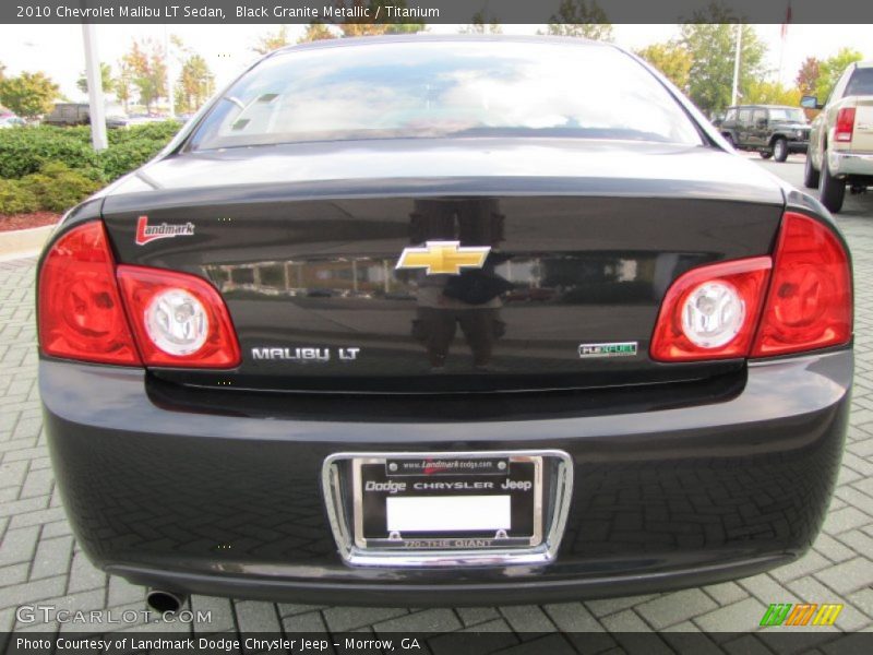 Black Granite Metallic / Titanium 2010 Chevrolet Malibu LT Sedan