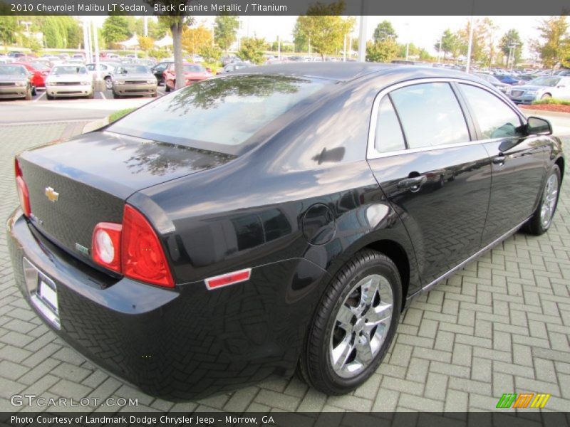 Black Granite Metallic / Titanium 2010 Chevrolet Malibu LT Sedan