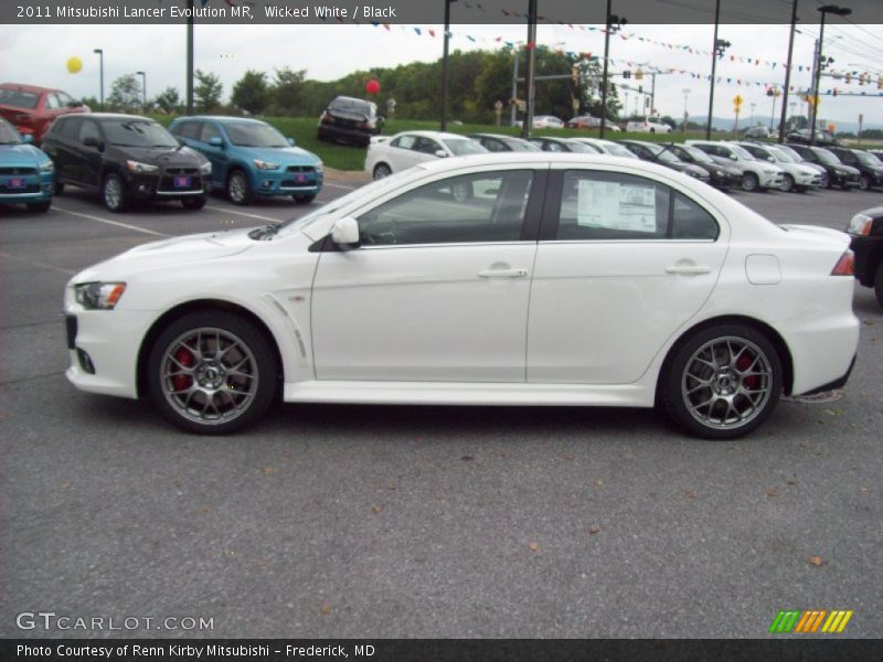  2011 Lancer Evolution MR Wicked White