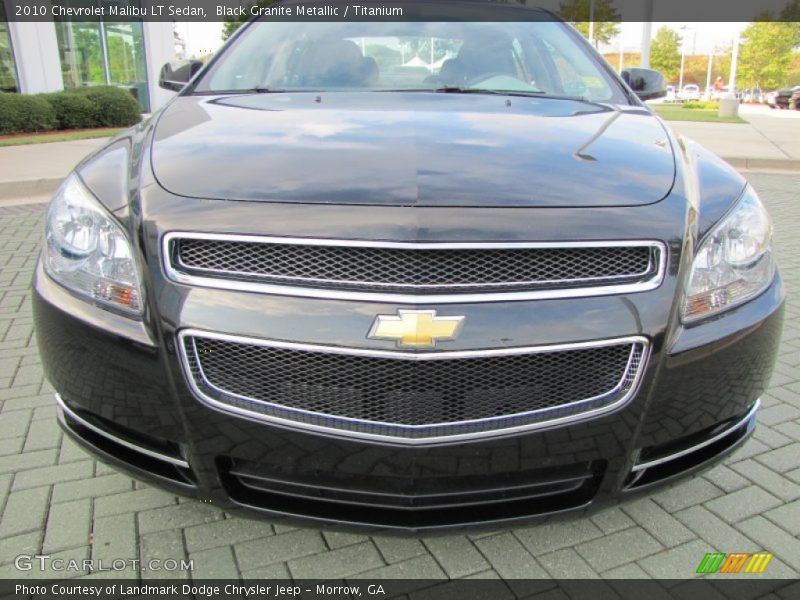 Black Granite Metallic / Titanium 2010 Chevrolet Malibu LT Sedan