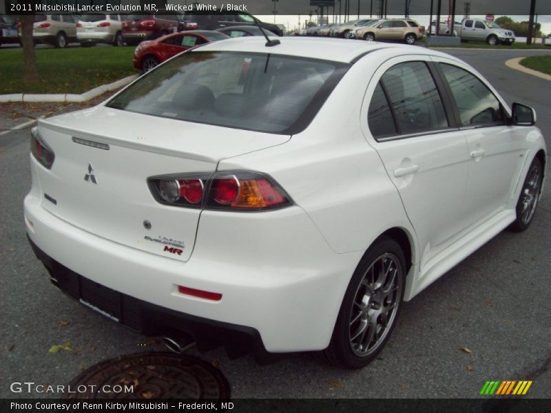 2011 Lancer Evolution MR Wicked White