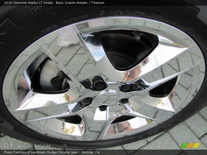 Black Granite Metallic / Titanium 2010 Chevrolet Malibu LT Sedan