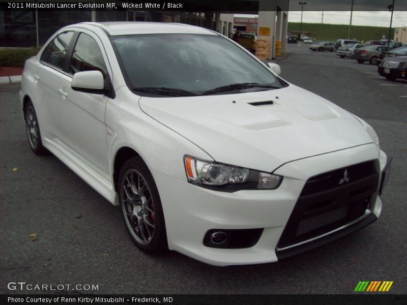 Front 3/4 View of 2011 Lancer Evolution MR