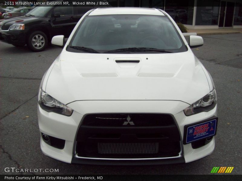 Wicked White / Black 2011 Mitsubishi Lancer Evolution MR