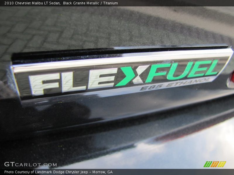 Black Granite Metallic / Titanium 2010 Chevrolet Malibu LT Sedan