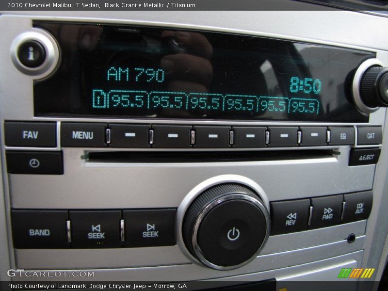 Black Granite Metallic / Titanium 2010 Chevrolet Malibu LT Sedan