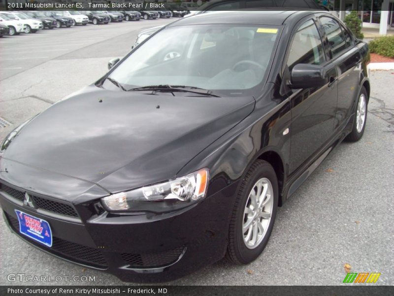 Tarmac Black Pearl / Black 2011 Mitsubishi Lancer ES